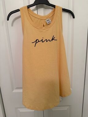 PINK Yellow Tunic Tank Top